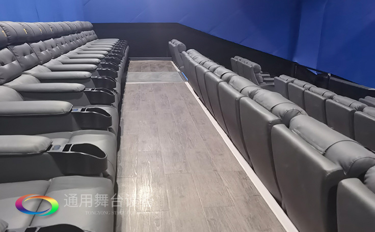 通用舞臺阻燃幕布承接羊城源雅學校報告廳舞臺機械項目，現已竣工驗收！